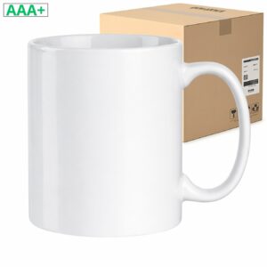 Kubek Biały Klasa AAA+ do Sublimacji 330 ml Karton 36 sztuk