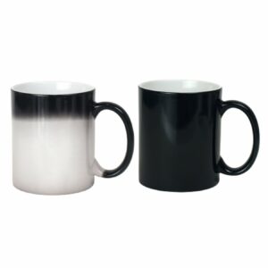 Kubek Magiczny Czarny Matowy do Sublimacji 330 ml