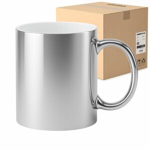 Kubek Srebrny do Sublimacji 330 ml Karton 36 Sztuk