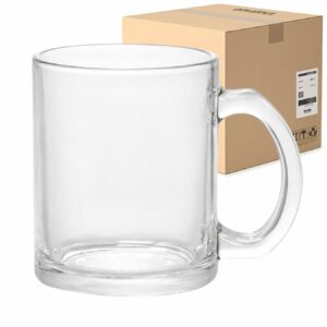 Kubek Szklany do Sublimacji 330 ml Karton 36 Sztuk