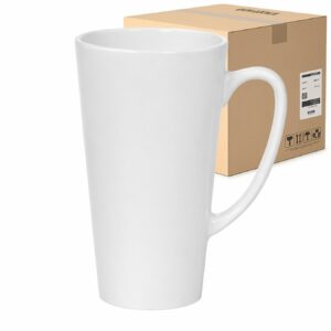 Kubek Biały Latte duży do Sublimacji 500 ml Karton 24 Sztuk