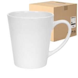 Kubek Biały Latte do Sublimacji 350 ml Karton 36 Sztuk
