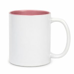 Kubek z różowym wnętrzem do sublimacji 330 ml