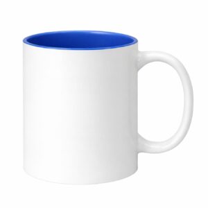 Kubek z niebieskim wnętrzem do sublimacji 330 ml